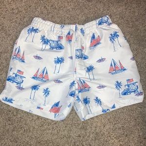 Chubbies 5.5” inseam size small.“Red,white,& true”